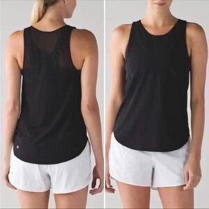 Lululemon 🍋 Sculpt Tank II Black EUC 6​​